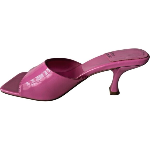 Jeffrey Campbell Heel Mule Women 7.5 kitten heel bubble gum pink barbie girlcore - Picture 7 of 14